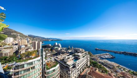 Wohngebäude in Monaco, wo Immobilien als Lots und nicht nach Quadratmetern verkauft werden