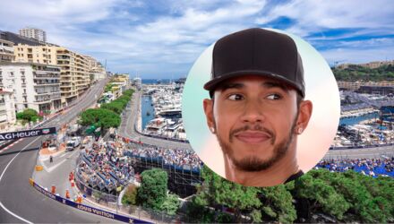 lewis hamilton in monaco resident of the larvotto district near avenue princesse grace