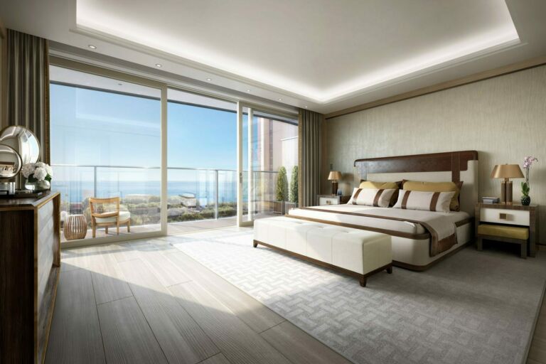Monaco Appartement Chambre à coucher